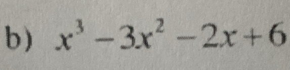 x^3-3x^2-2x+6