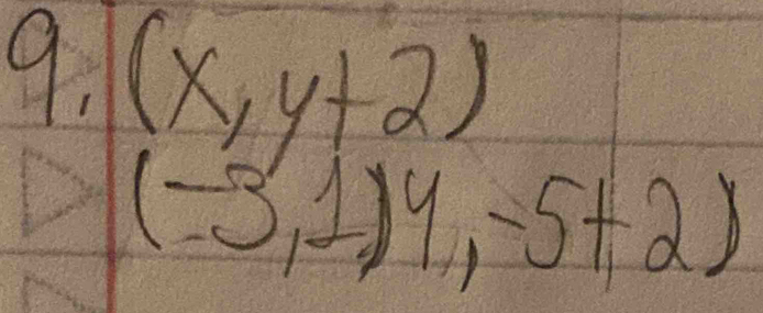 (x,y+2)
(-3,1)y,-5+2)