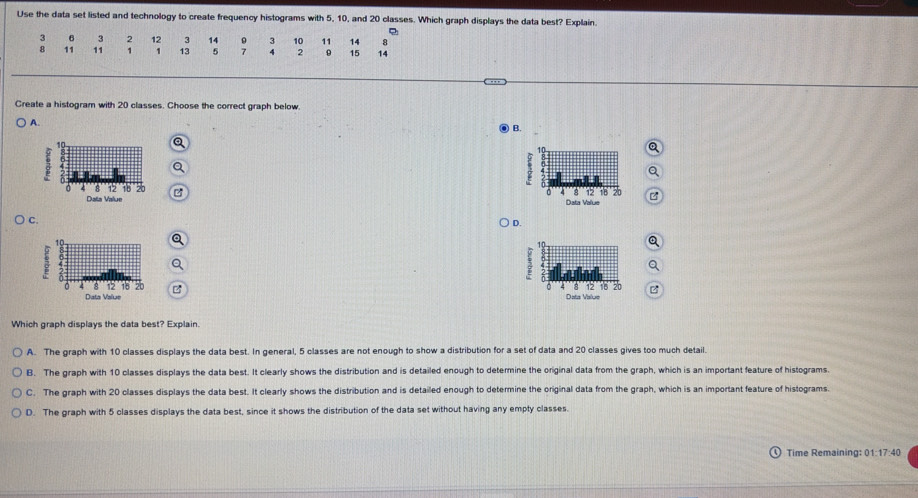 Solved: Use the data set listed and technology to create frequency ...