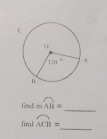 fimal mwidehat AB=
_
find widehat ACB=