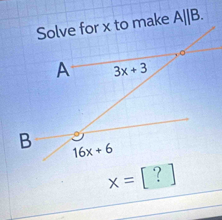 A||B.
x= [ ? ]