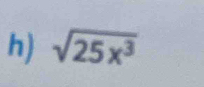 sqrt(25x^3)