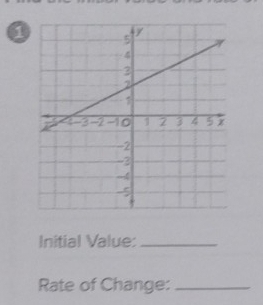 a 
Initial Value:_ 
Rate of Change:_