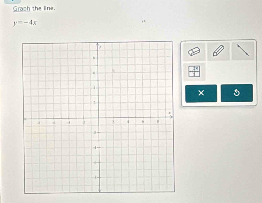 Graph the line.
y=-4x
×