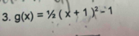 g(x)=1/2(x+1)^2-1