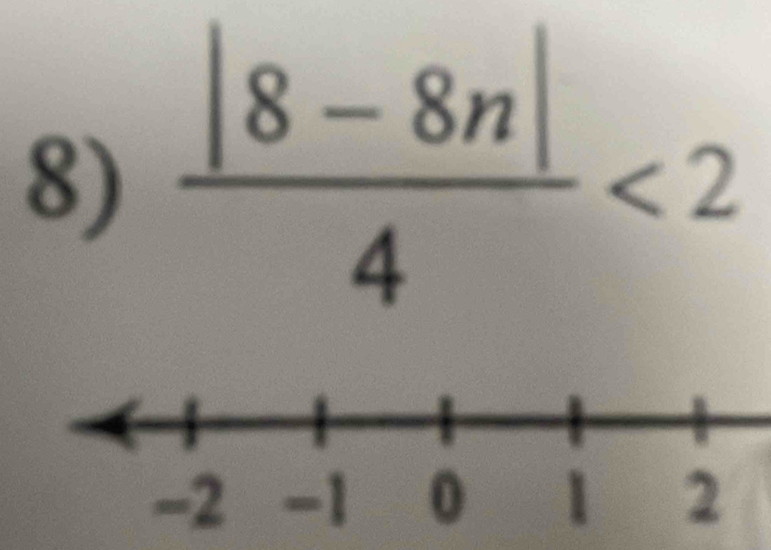  (|8-8n|)/4 <2</tex>