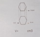 ). 6cm
Sem 6cm
V= cm3