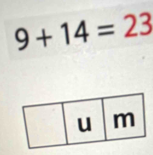 9+14=23