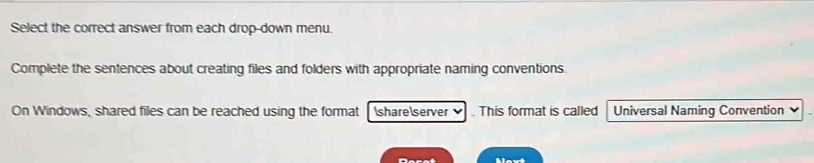 Solved: Select the correct answer from each drop-down menu. Complete ...