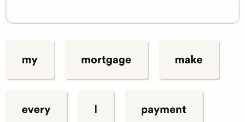 my mortgage make 
every | payment