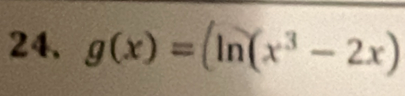 g(x)=ln (x^3-2x)