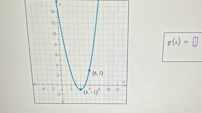 g(x)=□