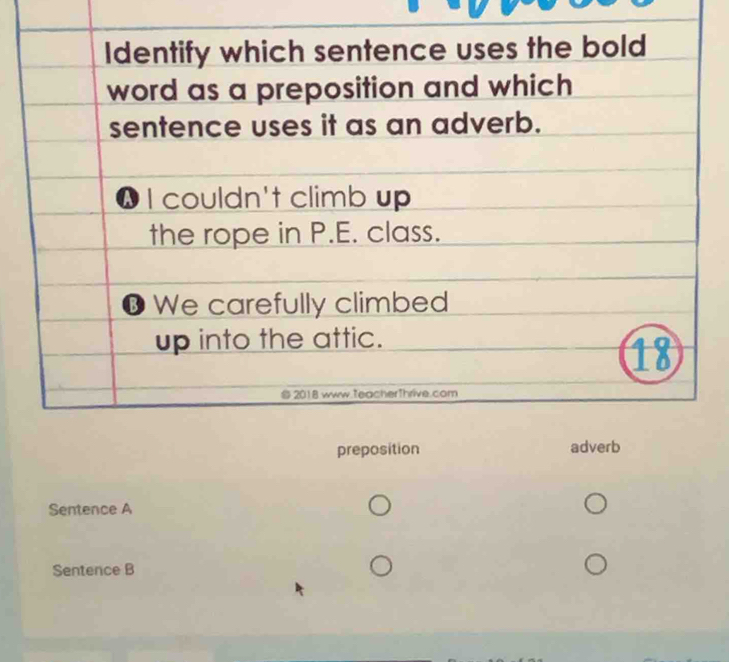 Sentence A
Sentence B