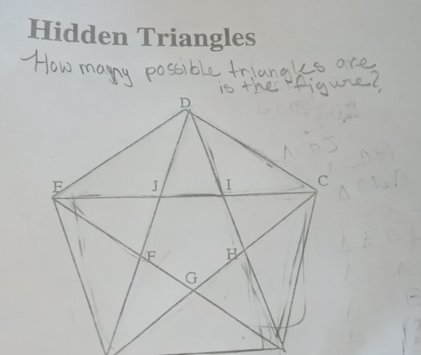 Hidden Triangles