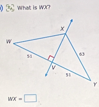 ) What is WX?
WX=□