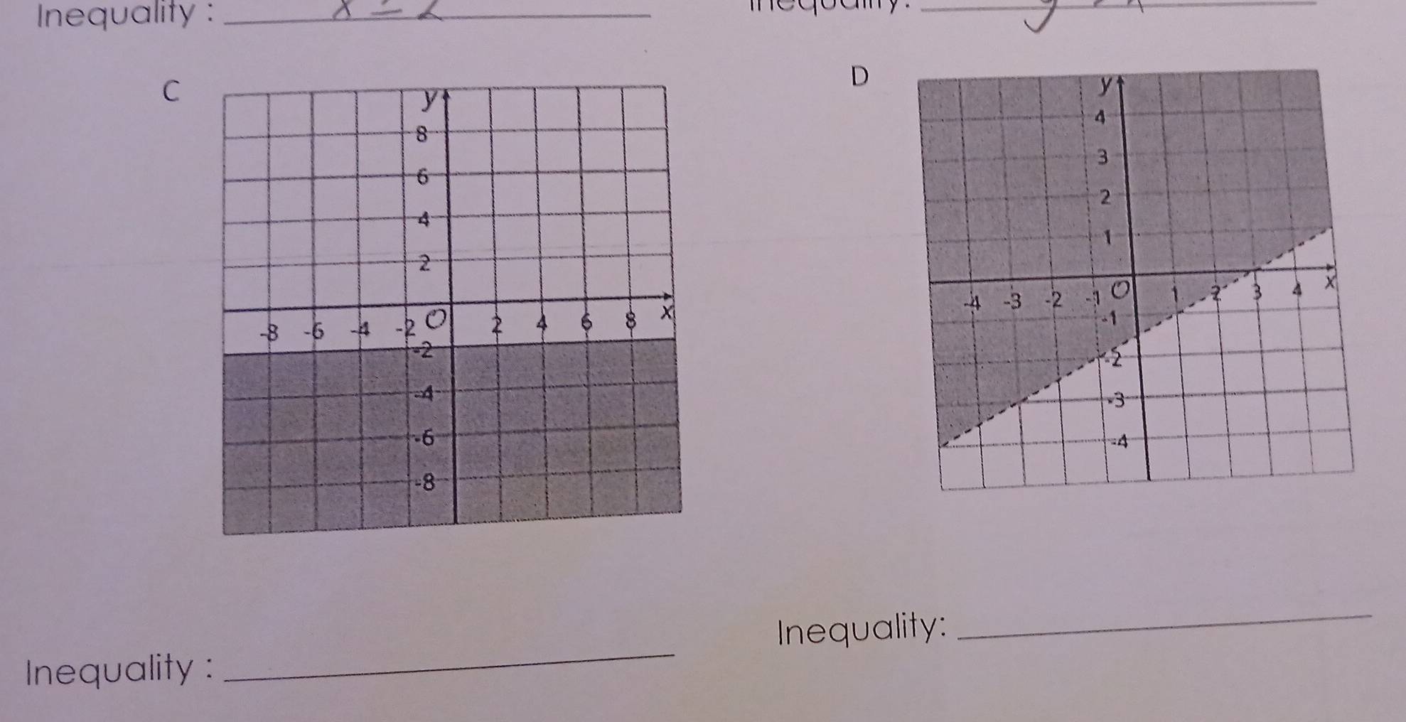 Inequality :_ 
_ 
C 
D 

Inequality : _Inequality: 
_