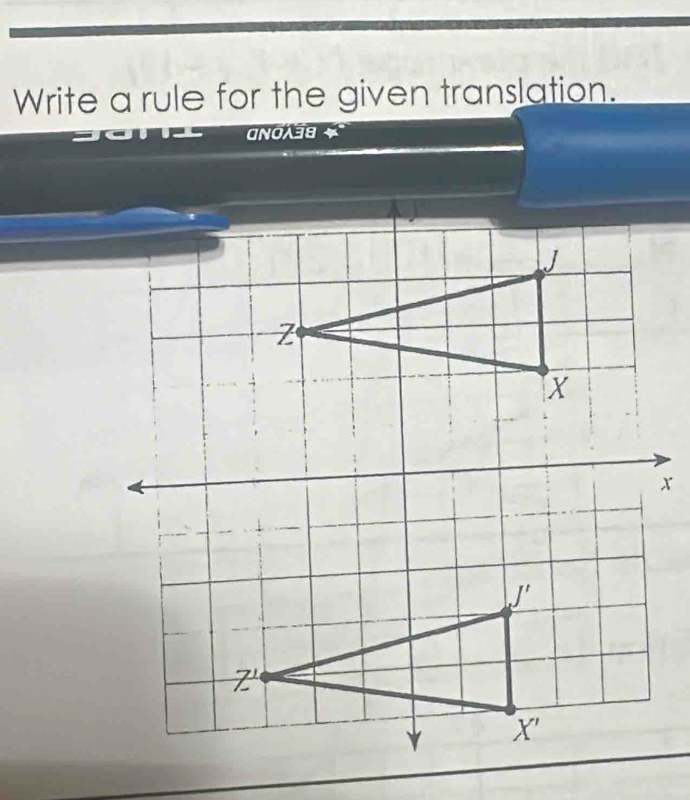 Write a rule for the given translation. 
GNOA8