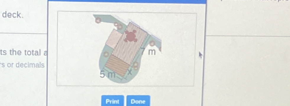 deck. 
ts the total a 
s or decimals 
Print Done