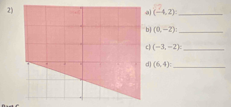 (-4,2) _ 
b) (0,-2) _ 
c) (-3,-2) _ 
d) (6,4)._