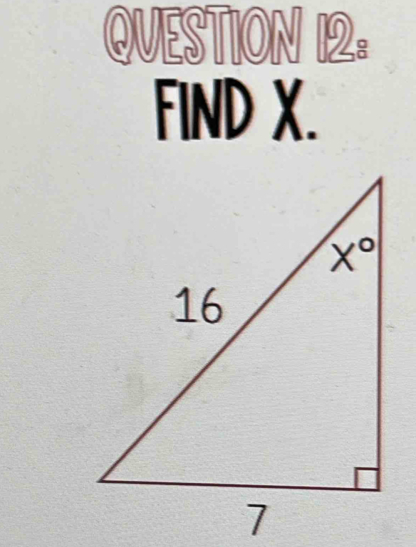 FIND X.