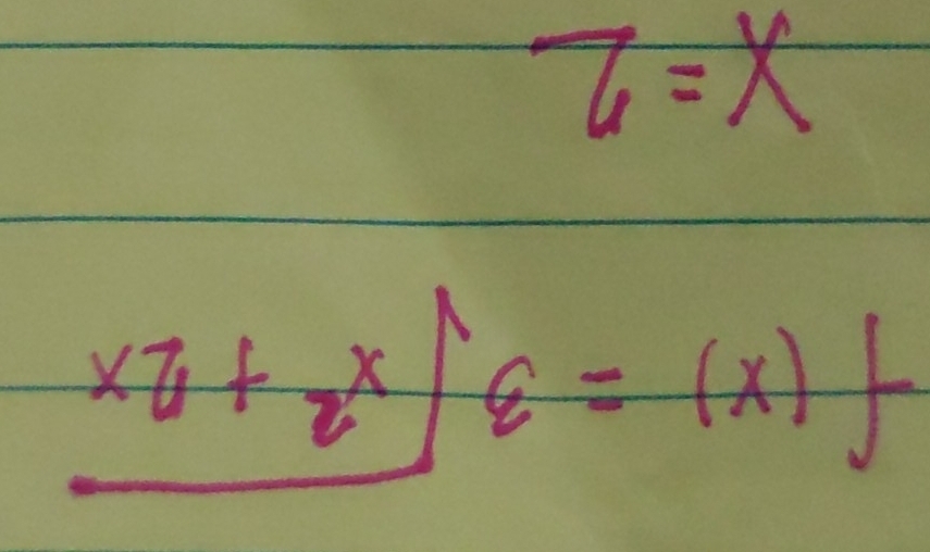 f(x)=sqrt[3](x^2+2x)
x=2