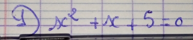 9 x^2+x+5=0