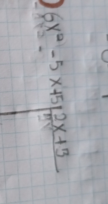 6x^2-5x+5| (2x+5)/3 
+