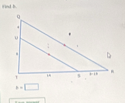 Find b.
b=□