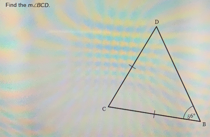 Find the m∠ BCD