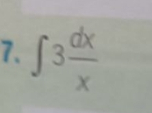 ∈t 3 dx/x 