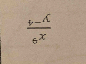 frac b-wedge  6^x