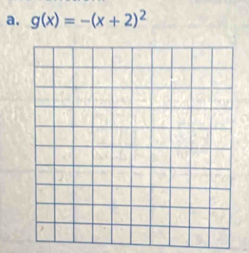 g(x)=-(x+2)^2