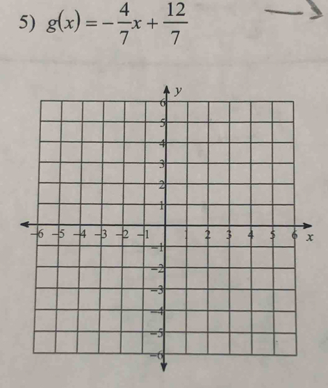 g(x)=- 4/7 x+ 12/7 