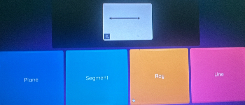 an
Plane Segment Ray
Line