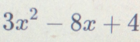 3x^2-8x+4