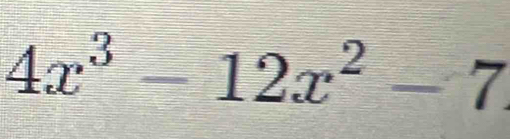 4x^3-12x^2-7