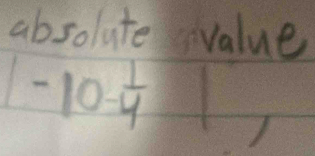 absolute value
-10- 1/4 
frac 1^((-12x^2))
60°