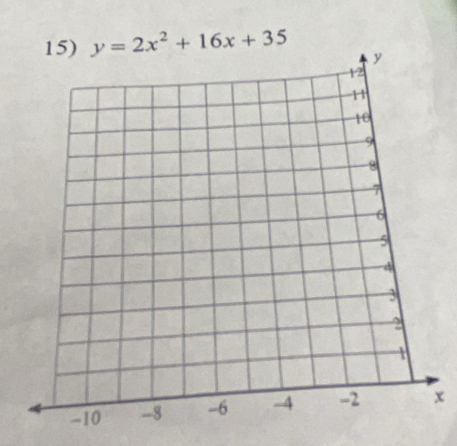 y=2x^2+16x+35
x