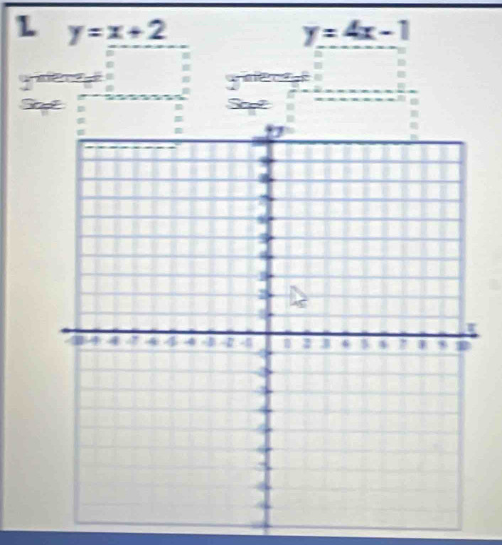 1 y=x+2
y=4x-1
gated
Sat See