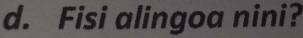 Fisi alingoa nini?