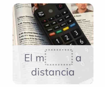 El m a
distancia