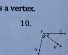 a vertex. 
10.