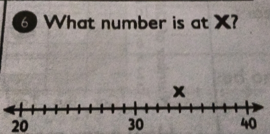 What number is at X?
20