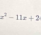 x^2-11x+2