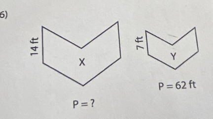 P=62ft
P= ?