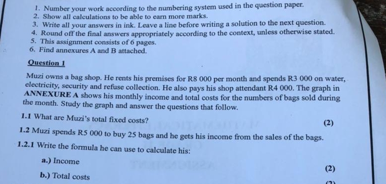Solved: Number your work according to the numbering system used in the ...