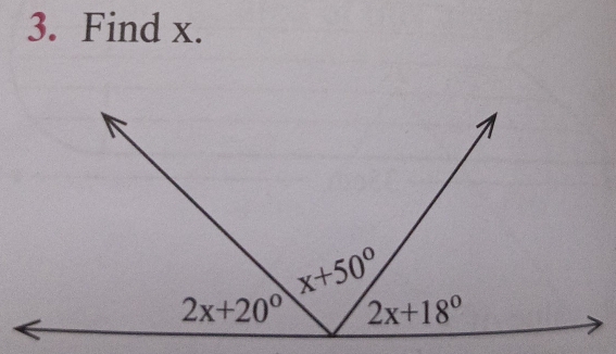 Find x.