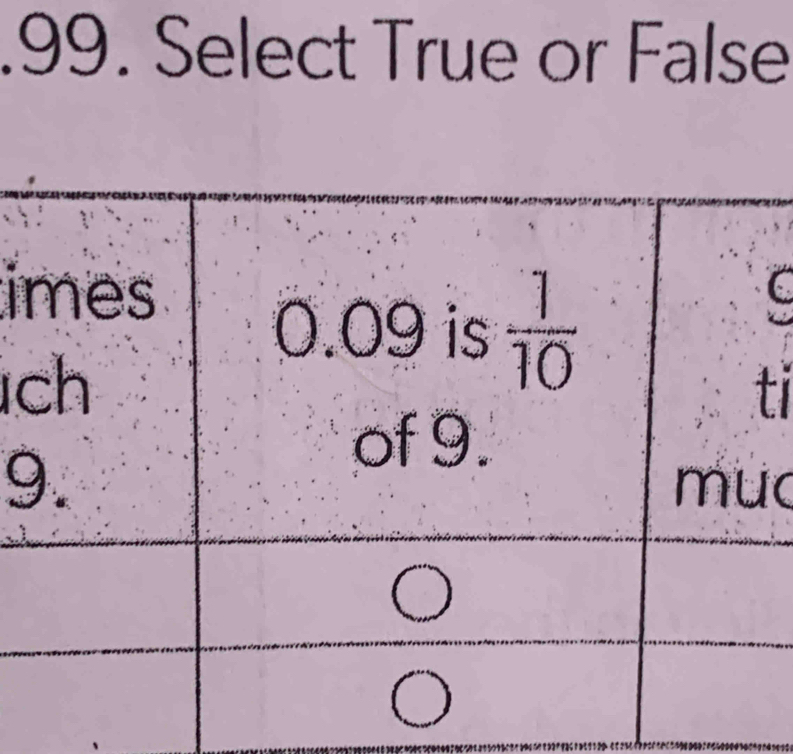 .99. Select True or False
i
c
ti
9c