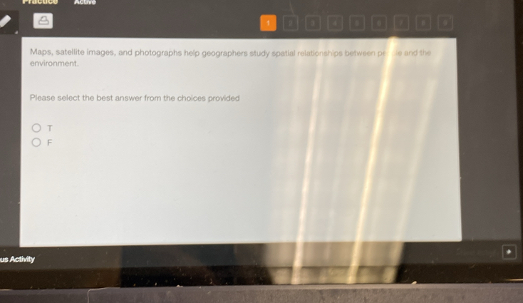 Solved: Active 1 2 0 7 B 9 Maps, satellite images, and photographs help ...