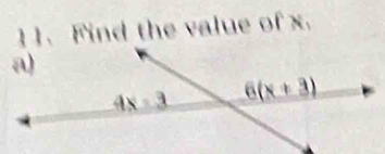 Find the value of x.